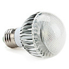 E27 3x1W 270LM 6000-6500K White Light LED Ball Bulb (85-265V)