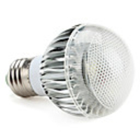E27 3x1W 270LM 6000-6500K White Light LED Ball Bulb (85-265V)