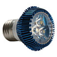 E27 3x1W 3-LED 270-300Lm 3000K Warm White Light Bulb 220V