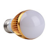E27 3x1W 3-LED 270Lm Warm White Light Bulb 85-265V