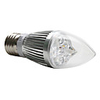 E27 4-LED 360-400Lm 4W Warm White Light Bulb (220V,  3000K)