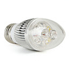 E27 4-LED 4W 360LM Warm White LED Candle Bulbs (85-265V)