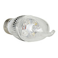E27 4-LED 4W 360LM White LED Candle Bulbs (85-265V)
