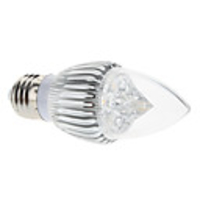 E27 4W 380-410LM 3000-3500K Warm White Light LED Candle Bulb (85-265V)