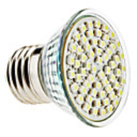 E27 4W 60x3528 SMD 300-350LM 6000-6500K Natural White Light LED Spot Bulb (110-240V)