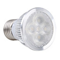 E27 4x1W 4-LED 360Lm 3000K Warm White Light Bulb 85-265V