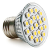 E27 5050 SMD 21-LED Warm White 200-220LM Light Bulb (230V,  3-3.5W)