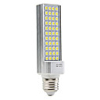E27 5050 SMD 44-LED 450-500LM White Light Bulb (110-240V,  6.5-7W)