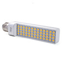 E27 5050 SMD 52-LED 520-600LM Warm White Light Bulb (110-240V,  8-9W)