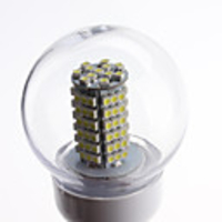 E27 5.5W 102x3528 SMD 500-550LM 5500-6500K Natural White Light LED Ball Bulb (220-240V)