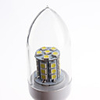 E27 5W 27x5050 SMD 450-500LM 5500-6500K Natural White Light LED Candle Bulb (220V)