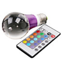 E27 5W 325LM RGB Light Crystal LED Ball Bulb (110-240V)
