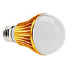 E27 5W 400-450LM 3000-3500K Warm White Light Golden Shell LED Ball Bulb (85-265V)
