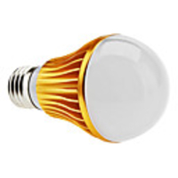 E27 5W 400-450LM 3000-3500K Warm White Light Golden Shell LED Ball Bulb (85-265V)