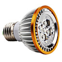 E27 5x1W 400-450LM 6000-6500K Natural White Light LED Spot Bulb (85-265V)