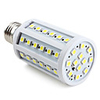 E27 60-LED 1100LM 9-10W 4000-4500K White SMD Bulbs (220-240V)