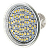 E27 60-LED 3500K 240-Lumen Warm White Light Bulb - Silver (110V)