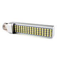 E27 64-LED 270-300LM 6000-6500K Natural White Light Corn Lamp Bulb (85-265V)