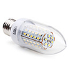 E27 66-3528 SMD 3-3.5W 150-200LM 2800-3300K Warm White LED Candle Bulb (220-240V)
