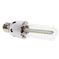 E27 6W 48x3014 SMD 450-500LM 6000-6500K Natural White Light LED Corn Bulb (85-265V)