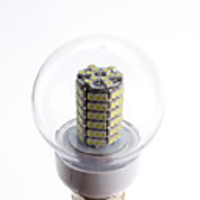 E27 7W 120x3528 SMD 580-630LM 5500-6500K Natural White Light LED Ball Bulb (220-240V)