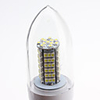 E27 7W 120x3528 SMD 580-630LM 5500-6500K Natural White Light LED Candle Bulb (220-240V)