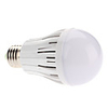 E27 7W 680-710LM 6000-6500K Natural White Light LED Ball Bulb (85-265V)
