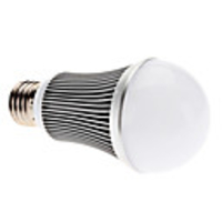 E27 7W 700-750LM 6000-6500K Natural White Light LED Ball Bulb (85-265V)