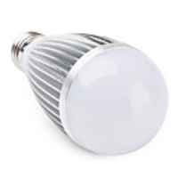 E27 7W 700LM 6500K Natural White Light LED Ball Bulb (85-265V)