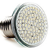 E27 80-LED 400LM 3-3.5W 6000-6500K White Spot Bulbs (220-240V)