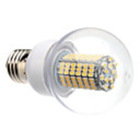 E27 8W 138x3528SMD 620LM 3000-3500K Warm White Light LED Ball Bulb (220V)