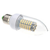 E27 8W 138x3528SMD 620LM 3000-3500K Warm White Light LED Candle Bulb (220V)