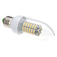 E27 8W 138x3528SMD 620LM 3000-3500K Warm White Light LED Candle Bulb (220V)