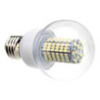 E27 8W 138x3528SMD 620LM 6000-6500K Natural White Light LED Ball Bulb (220V)