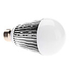 E27 8W 800-900LM 6000-6500K Natural White Light LED Ball Bulb (85-265V)