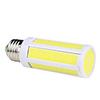 E27 9W 600LM 6000-6500K Natural White Light COB LED Corn Bulb (220V)