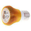 E27-G6 3-LED 240-Lumen Down Lamp - Pure White (80~265V)