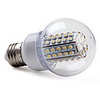 E27 SMD 3528 66-LED 430LM 2800-3200K Warm White Light Bulb