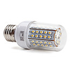 E27 SMD 3528 66-LED 430LM 2800-3200K Warm White Light Bulb with Cover