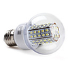 E27 SMD 3528 66-LED 430LM 5500-6500K Natural White Light Bulb