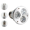 E27/E14/GU10 3 1W 3000K 270LM Warm White Light Spot Bulb (85-265V,  3W)