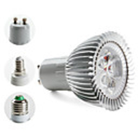 E27/E14/GU10 3-LED 270LM 3000K Warm White Light Spot Bulb (85-265V)