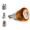 E27/E14/GU10 3-LED 270LM 3000K Warm White Light Spot Bulb (85-265V)