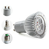 E27/E14/GU10 3-LED 270LM 6000K Natural White Light Spot Bulb (85-265V)