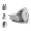 E27/E14/GU10 3-LED 270LM 6000K Natural White Light Spot Bulb (85-265V)
