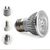 E27/E14/GU10 3-LED 270LM 6000K Natural White Light Spot Bulb (85-265V)