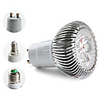 E27/E14/GU10 3-LED 270LM 6000K Natural White Light Spot Bulb (85-265V)