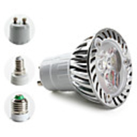 E27/E14/GU10 3-LED 270LM 6000K Natural White Light Spot Bulb (85-265V)