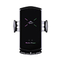 E6 Car Charger With Magnetic Suction Head Multi-function Phone Stand Smart Wireless Fast Charging Suitable for All Mobile Phones