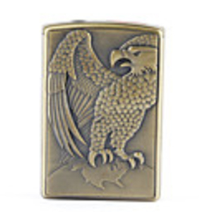 Eagle Pattern Lighter with LED, Golden
